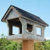 Bird In Hand Post / Pole Mounted Feeders Covered Bridge Bird Feeder