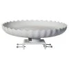 Farm Innovators Deck Mounted Bird Baths Decorative Scalloped Bird Bath W/ Deck Mount