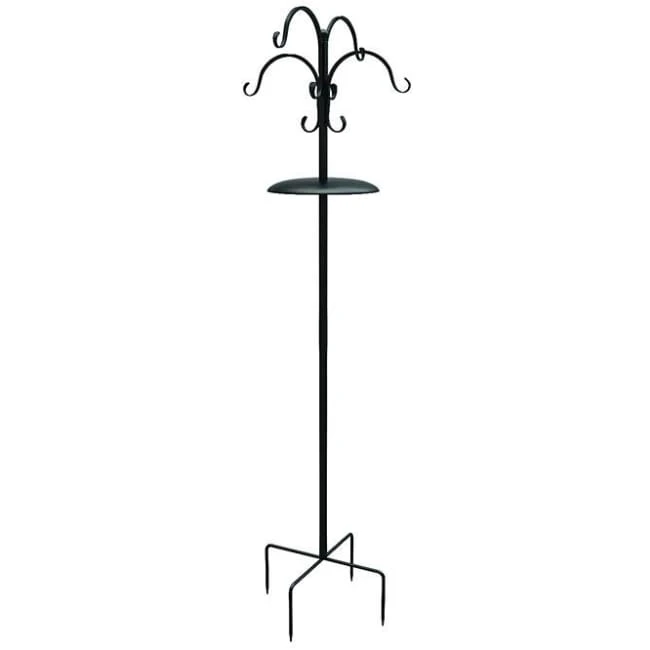 Panacea Products Bird Feeder Accessories Deluxe Bird Black Feeding Station Kit, 7'9" 3 Panacea Products Bird Feeder Accessories Deluxe Bird Black Feeding Station Kit, 7'9"