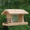 Woodlink Deluxe Cedar Bird Feeder With Suet Cages Hanging Feeders