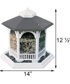 Heritage Farms Decorative Feeders Deluxe Gazebo Bird Feeder