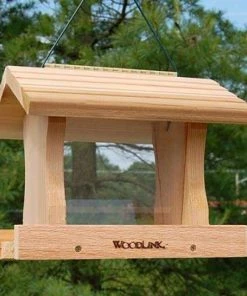 Woodlink Deluxe Large Cedar Bird Feeder Hanging Feeders