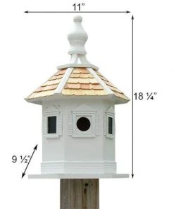 Home Bazaar Decorative Houses Enchantment White Bird House
