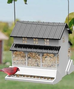Heritage Farms Decorative Feeders Farmhouse Style Absolute Squirrel Resistant Bird Feeder