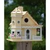 Home Bazaar Flower Pot Cottage Yellow Bird House 1 Home Bazaar Flower Pot Cottage Yellow Bird House