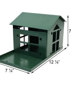 Erva Tool & Die Food Pantry Green Squirrel Feeder