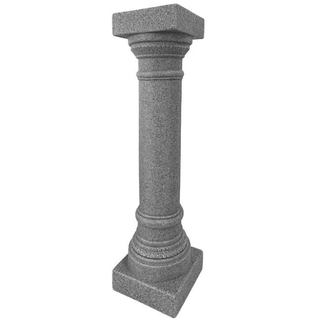 Emsco Group Lawn & Garden Greek Column Pedestal, Granite Colored, 32"H 3 Emsco Group Lawn & Garden Greek Column Pedestal, Granite Colored, 32"H