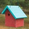 Woodlink Going Green Sloped Roof Red Wren House Hanging Houses