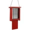Woodlink Going Green Suet Feeder With Tail Prop, Red Hanging Feeders