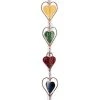 Ancient Graffiti Lawn & Garden Heart Rain Chain, Multicolored