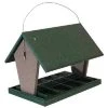 Songbird Essentials Hopper Green And Brown Bird Feeder, Large 2 Songbird Essentials Hopper Green And Brown Bird Feeder, Large