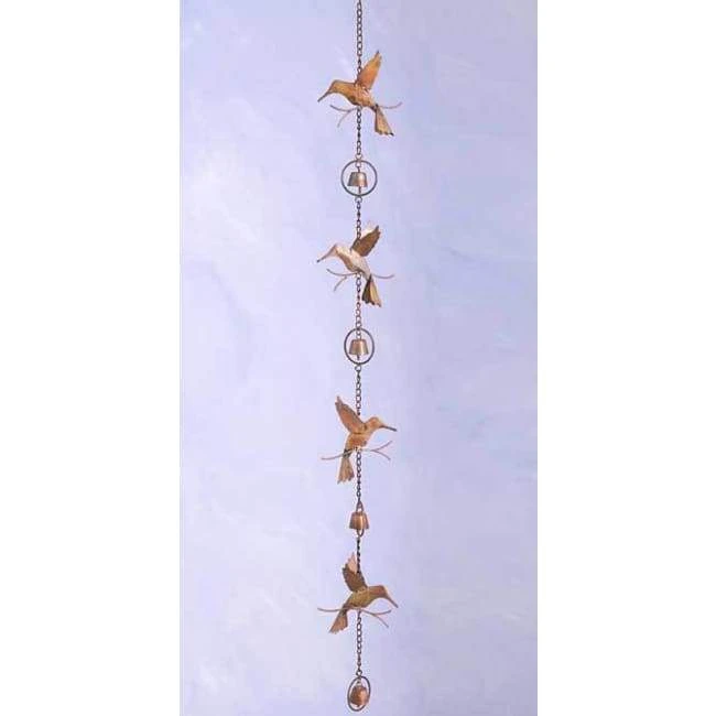 Ancient Graffiti Hummingbirds Decorative Hanging Chain 3 Ancient Graffiti Hummingbirds Decorative Hanging Chain