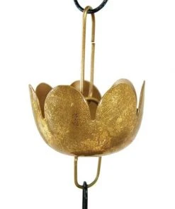 Ancient Graffiti Lily Rain Chain, Multicolored Lawn & Garden