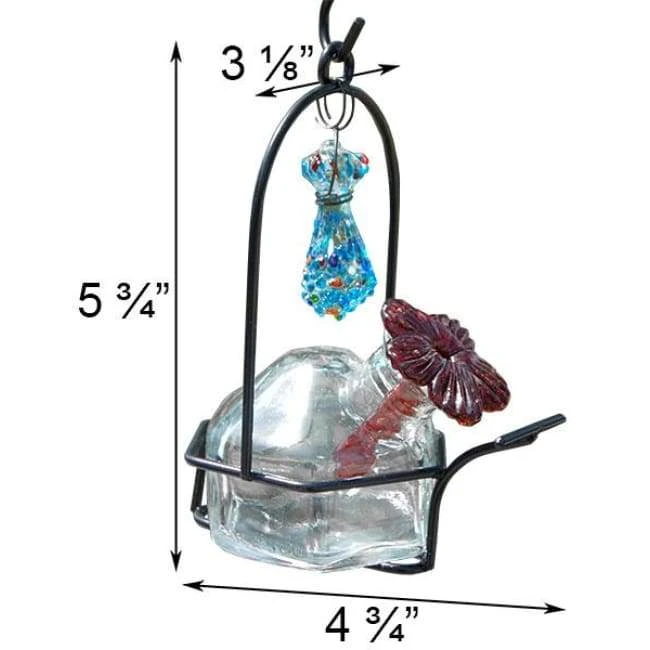 Parasol Lunch Pail Hummingbird Feeder, Sprinkles 4 Parasol Lunch Pail Hummingbird Feeder, Sprinkles