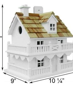 Home Bazaar Novelty Cottage Bird House With Bracket