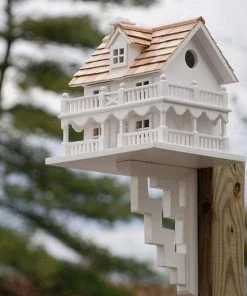 Home Bazaar Novelty Cottage Bird House With Bracket
