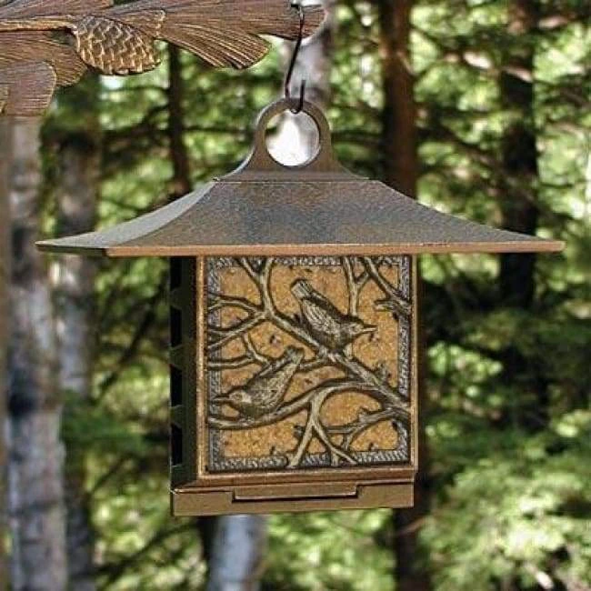 Whitehall Products Nuthatch Bronze Colored Suet Feeder Hanging Feeders