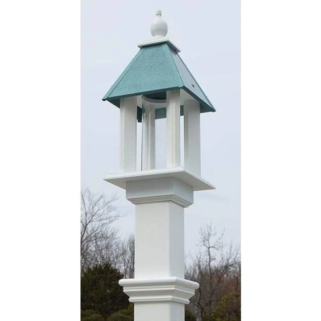 A Wing And A Prayer Decorative Feeders Pavilion Bird Feeder With Verdigris Roof 3 A Wing And A Prayer Decorative Feeders Pavilion Bird Feeder With Verdigris Roof