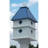A Wing And A Prayer Decorative Houses Plantation Bird House With Cobalt Blue Roof 2 A Wing And A Prayer Decorative Houses Plantation Bird House With Cobalt Blue Roof