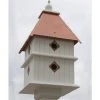 A Wing And A Prayer Plantation Bird House With Hammered Copper Colored Metal Roof 1 A Wing And A Prayer Plantation Bird House With Hammered Copper Colored Metal Roof