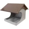 Green Meadow Houses & Feeders Polywood Brown And Gray Recycled Plastic Cardinal Platform Bird Feeder