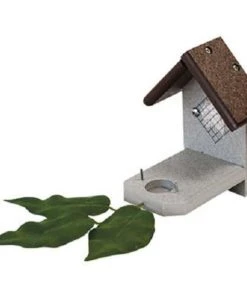 BirdHousesAndBaths Sales 18 Green Meadow Houses & Feeders Polywood Brown And Gray Recycled Plastic Hummingbird Nest