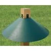 Woodlink Bird Feeder Accessories Post Mount Green Squirrel Baffle 1 Woodlink Bird Feeder Accessories Post Mount Green Squirrel Baffle