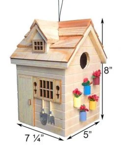 Home Bazaar Decorative Houses Potting Shed Bird House
