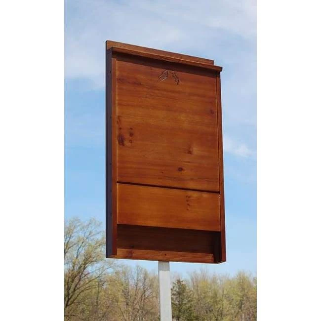 BestNest Premium Stained Dark Brown Bat House, 100 Bats 3 BestNest Premium Stained Dark Brown Bat House, 100 Bats
