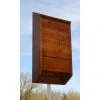 BestNest Premium Stained Dark Brown Bat House, 400 Bats