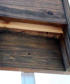 BestNest Premium Stained Dark Brown Bat House, 65 Bats