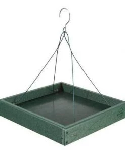 Woodlink Recycled Plastic Platform Bird Feeder Hanging Feeders