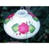Lone Wolf Feeders Hummingbird Feeders Red Posy Ceramic Large Hummingbird Feeder