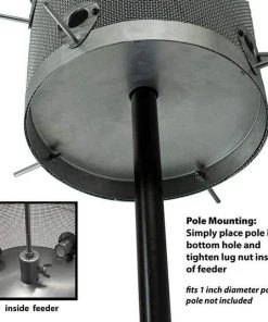 Woodlink Hanging Feeders Rustic Farmhouse Mesh Silo Bird Feeder