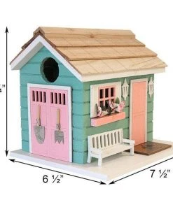 Home Bazaar She Shed Birdhouse Post / Pole Mounted Houses 7 Home Bazaar She Shed Birdhouse Post / Pole Mounted Houses