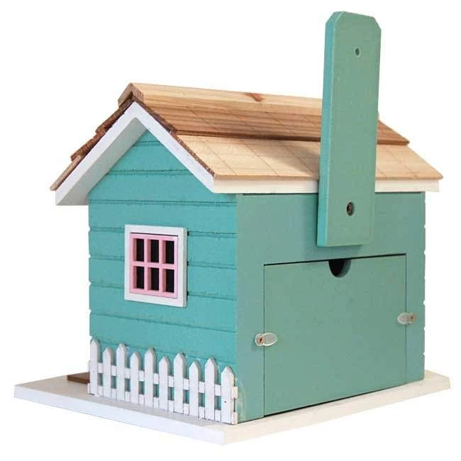 Home Bazaar She Shed Birdhouse Post / Pole Mounted Houses 6 Home Bazaar She Shed Birdhouse Post / Pole Mounted Houses
