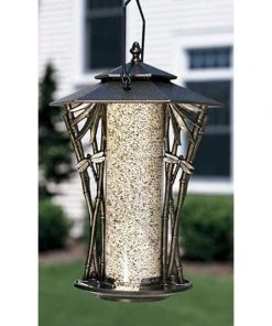 Whitehall Products Hanging Feeders Silhouette French Bronze Colored Bird Feeder