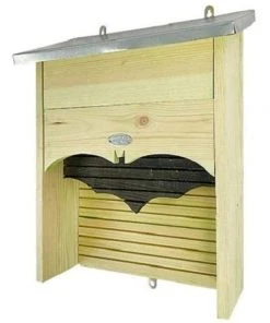 BirdHousesAndBaths Sales 16 Esschert Design Silhouette Two Chamber Bat House For 20 Bats All Bird Houses