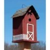 Bird In Hand Summitville Red Stable Bird House