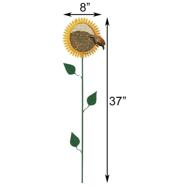 Heritage Farms Post / Pole Mounted Houses Sunflower Staked Bird Feeder 4 Heritage Farms Post / Pole Mounted Houses Sunflower Staked Bird Feeder