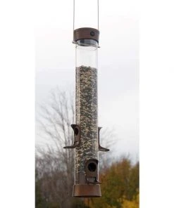 More Birds SureFill Metal Seed Tube Bird Feeder