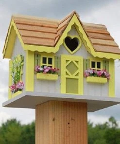 Home Bazaar Sweetheart Cottage Bird House