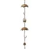 Ancient Graffiti Lawn & Garden Umbrella And Bell Rain Chain, Flamed Copper 1 Ancient Graffiti Lawn & Garden Umbrella And Bell Rain Chain, Flamed Copper