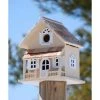 Home Bazaar Victorian Cottage Butternut Bird House
