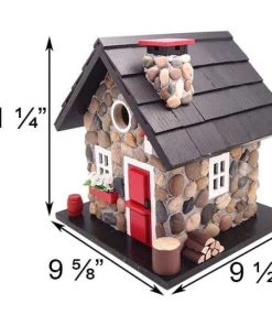 Home Bazaar Decorative Houses Windy Ridge Stone Bird House