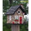 Home Bazaar Decorative Houses Windy Ridge Stone Bird House