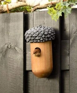 Esschert Design Wooden Acorn Bird House
