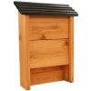 Woodlink Wooden Bat Shelter With Black Roof, 15 Bats 2 Woodlink Wooden Bat Shelter With Black Roof, 15 Bats